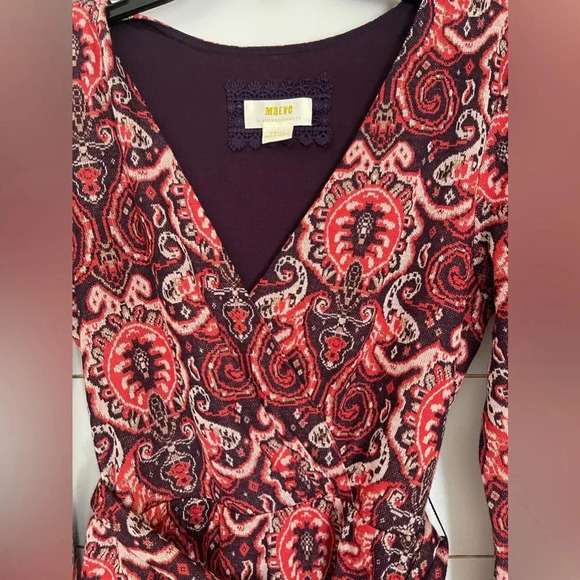 Anthropologie Maeve Paisley Belted Dress - Picture 3 of 9